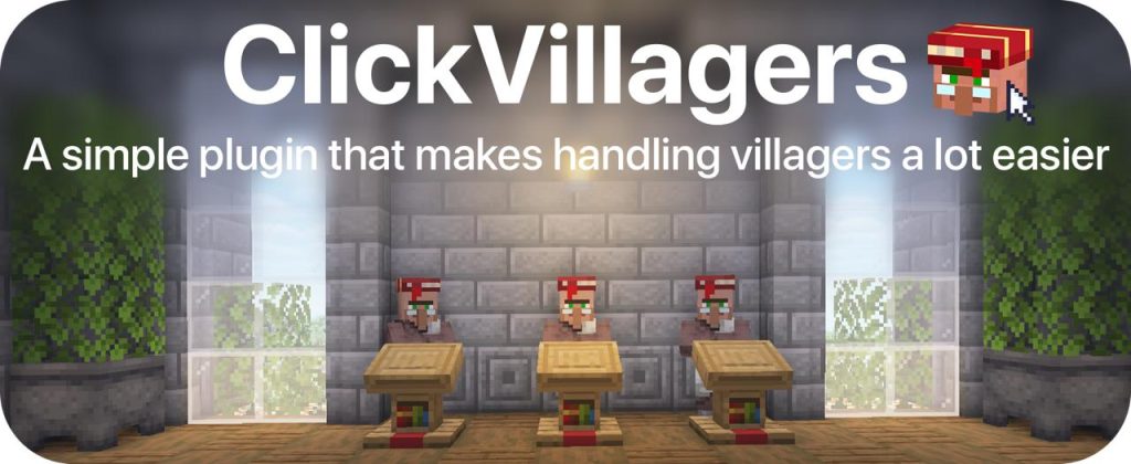 ClickVillagers — Жители у тебя в кармане!