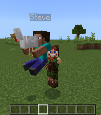 Player Carry — Подними друга на плечи в Minecraft!